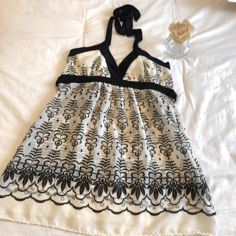 V-Neck Halter Top
